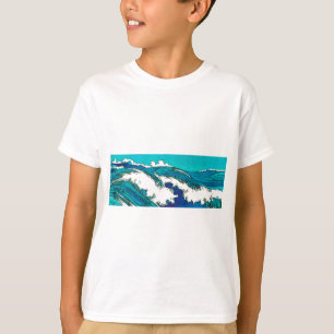 PixDezines konen uehara oceaangolven, 上原 T-shirt