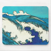 PixDezines konen uehara oceaangolven, 上 原 Muismat (Voorkant)