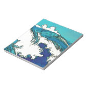 PixDezines konen uehara oceaangolven, 上 原 Notitieblok (Linkerzijde)