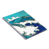 PixDezines konen uehara oceaangolven, 上 原 Notitieboek (Rechterzijde)