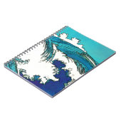 PixDezines konen uehara oceaangolven, 上 原 Notitieboek (Linkerzijde)