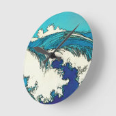 PixDezines konen uehara oceaangolven, 上 原 Ronde Klok (Hoek)