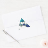 PixDezines konen uehara oceaangolven, 上 原 Sticker (Envelop)