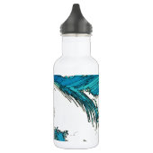 PixDezines konen uehara oceaangolven, 上 原 Waterfles (Links)