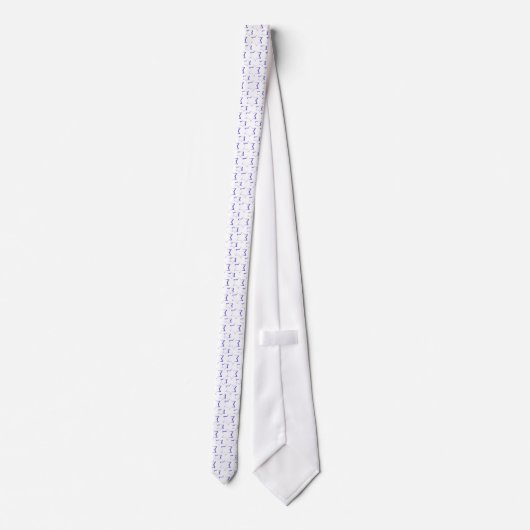 PixDezines koningsblauwe ster van david/diy achter Stropdas (Achterkant)