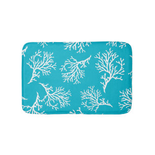 PixDezines koraal/diy achtergrondkleur Badmat