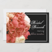 PixDezines koraalponies/hydrangeas/bruidbrunch Kaart (Voorkant)