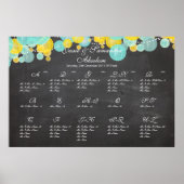 PixDezines-krijtbord+lantaarns/zitvlak Poster (Voorkant)