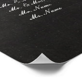 PixDezines-krijtbord+lantaarns/zitvlak Poster (Hoek)