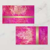 PixDezines kristal kroonluchter/waterverf beïnvloe Visitekaartje (Voorkant / Achterkant)