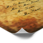 PixDezines kroonkandelaar/zitplaats/Alpha Poster (Hoek)