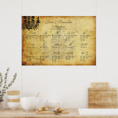 PixDezines kroonkandelaar/zitplaats/Alpha Poster (Keuken)