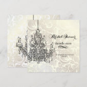 PixDezines kroonluchter/bruids douche (Voorkant / Achterkant)