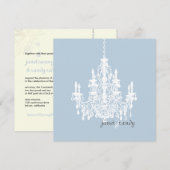 PixDezines Kroonluchter/DIY achtergrondkleur! Kaart (Voorkant / Achterkant)