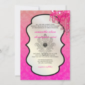 PixDezine's Kroonluchter+Vendome Damask/5x7 Kaart (Achterkant)