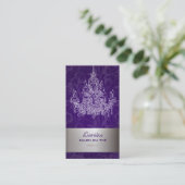 PixDezines kroonluchters/DIY achtergrond Visitekaartje (Staand voorkant)