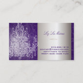 PixDezines kroonluchters/DIY achtergrond Visitekaartje (Achterkant)