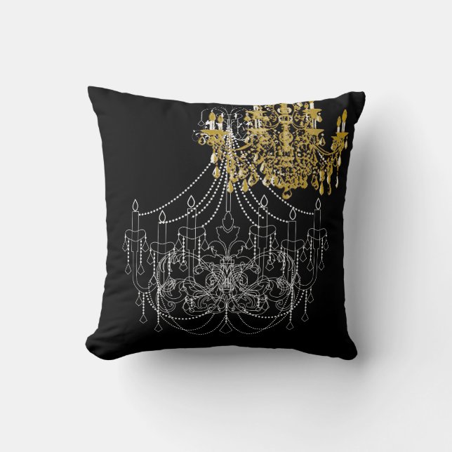 PixDezines kroonluchters/DIY kleur Kussen (Voorkant)