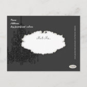 PixDezines kroonluchters/gouden trim/bewaar de dat Aankondigingskaart (Achterkant)