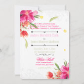 PixDezines kunnen bloemen/waterverf Kaart (Achterkant)