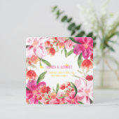 PixDezines kunnen bloemen/waterverf Kaart (Staand voorkant)