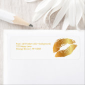 PixDezines kus/lippen/goud tint Etiket (Insitu)