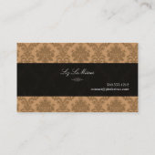 PixDezines la paloma Damask/DIY achtergrond Visitekaartje (Achterkant)