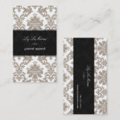 PixDezines la paloma Damask/DIY achtergrond Visitekaartje (Voorkant / Achterkant)