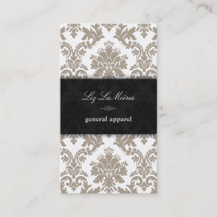 PixDezines la paloma Damask/DIY achtergrond Visitekaartje