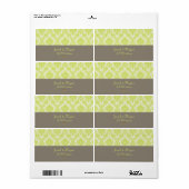 PixDezines la paloma damast/DIY kleuren Etiket (Full Sheet)