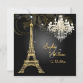 PixDezines la tour eiffel/paris Kaart (Voorkant)