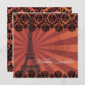 PixDezines la tour eiffel/paris Kaart (Voorkant / Achterkant)