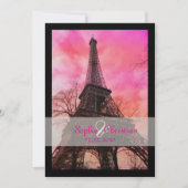 PixDezines la tour eiffel/paris Kaart (Voorkant)