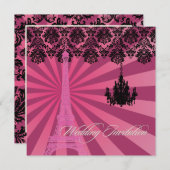 PixDezines la tour eiffel/paris Kaart (Voorkant / Achterkant)