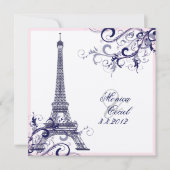 PixDezines la tour eiffel/paris Kaart (Voorkant)