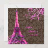 PixDezines la tour eiffel/paris Kaart (Voorkant)