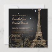 PixDezines la tour eiffel/paris Kaart (Achterkant)