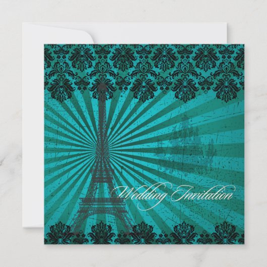 PixDezines la tour eiffel/paris Kaart (Voorkant)