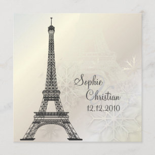 PixDezines la tour eiffel/paris Kaart