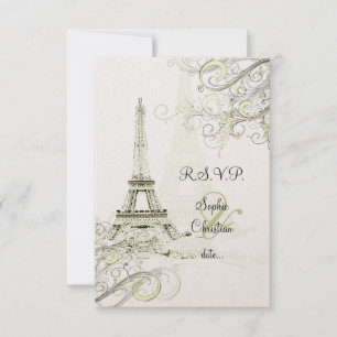 PixDezines la tour eiffel/paris RSVP Kaartje
