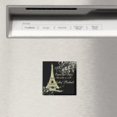 PixDezines La Tour Eiffel, Save the Date Magneet (Insitu (Vaatwasser))