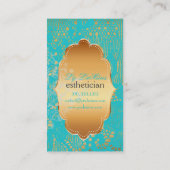 PixDezines  Lace-Up/blue Visitekaartje (Achterkant)