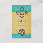 PixDezines  Lace-Up/blue Visitekaartje (Achterkant)