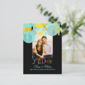 PixDezines lantaarns opslaan de datum Aankondigingskaart (Staand voorkant)