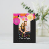 PixDezines lantaarns opslaan de datum Aankondigingskaart (Staand voorkant)