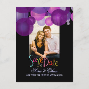 PixDezines lantaarns save the date Aankondigingskaart