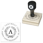 PixDezines Laurel krans Rubberstempel (Gestempeld)