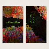 PixDezines Lava Zone, abstract/gouden textuur Visitekaartjes (Voorkant /achterkant)