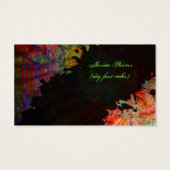 PixDezines Lava Zone, abstract/gouden textuur Visitekaartjes (Achterkant)