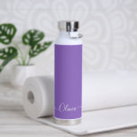 PixDezines Lavendel Paarse DIY Kleur Waterfles<br><div class="desc">PixDezines waterfles,  lavendel paars - DIY Kleur,  pas het aan met je favoriete lettertype.  Copyright © 2022 PixDezines™. Alle rechten voorbehouden.</div>